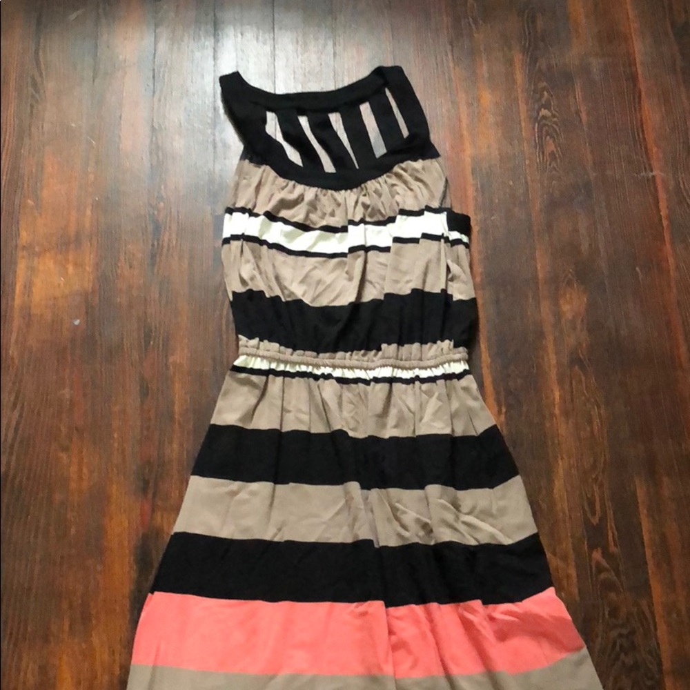 Striped maxi dress